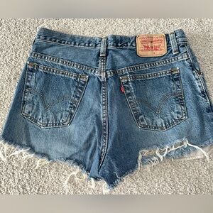 Levi denim jean shorts